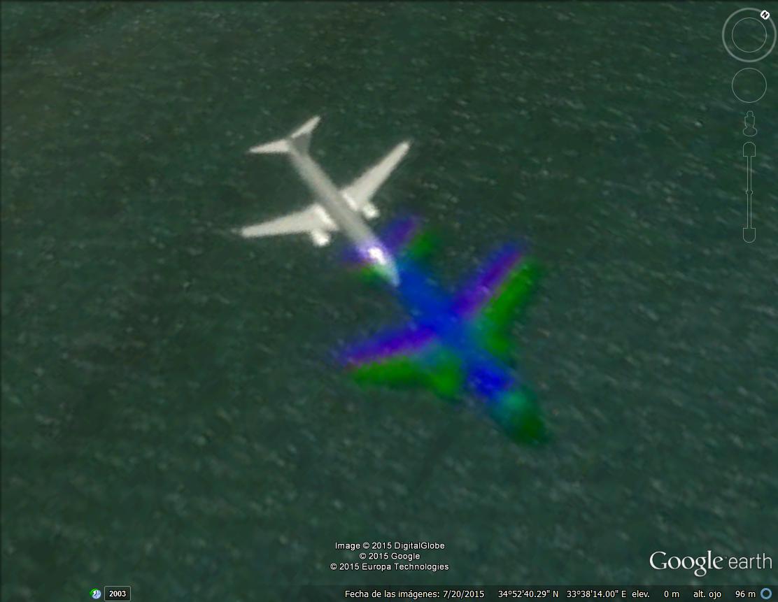 Volando sobre el mar cerca de Larnaca, Chipre 1 - Avión Aterrizando en Bangkok 🗺️ Foro General de Google Earth