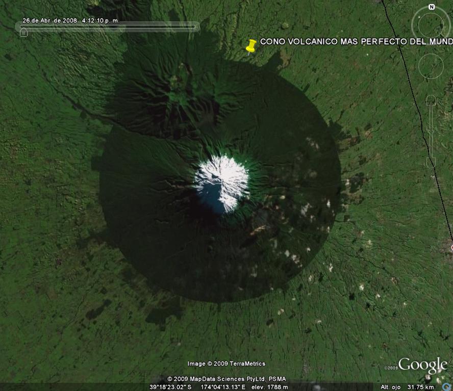 Volcan Taranaki - CONO VOLCANICO MAS PERFECTO DEL MUNDO