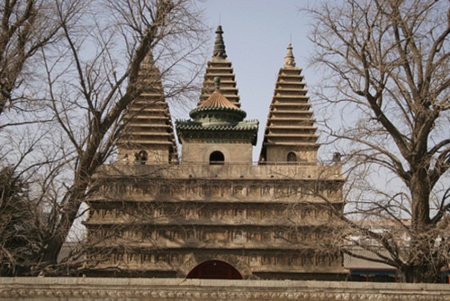 Templo Wuta Si, Hohhot, Nei Mongol, China 1