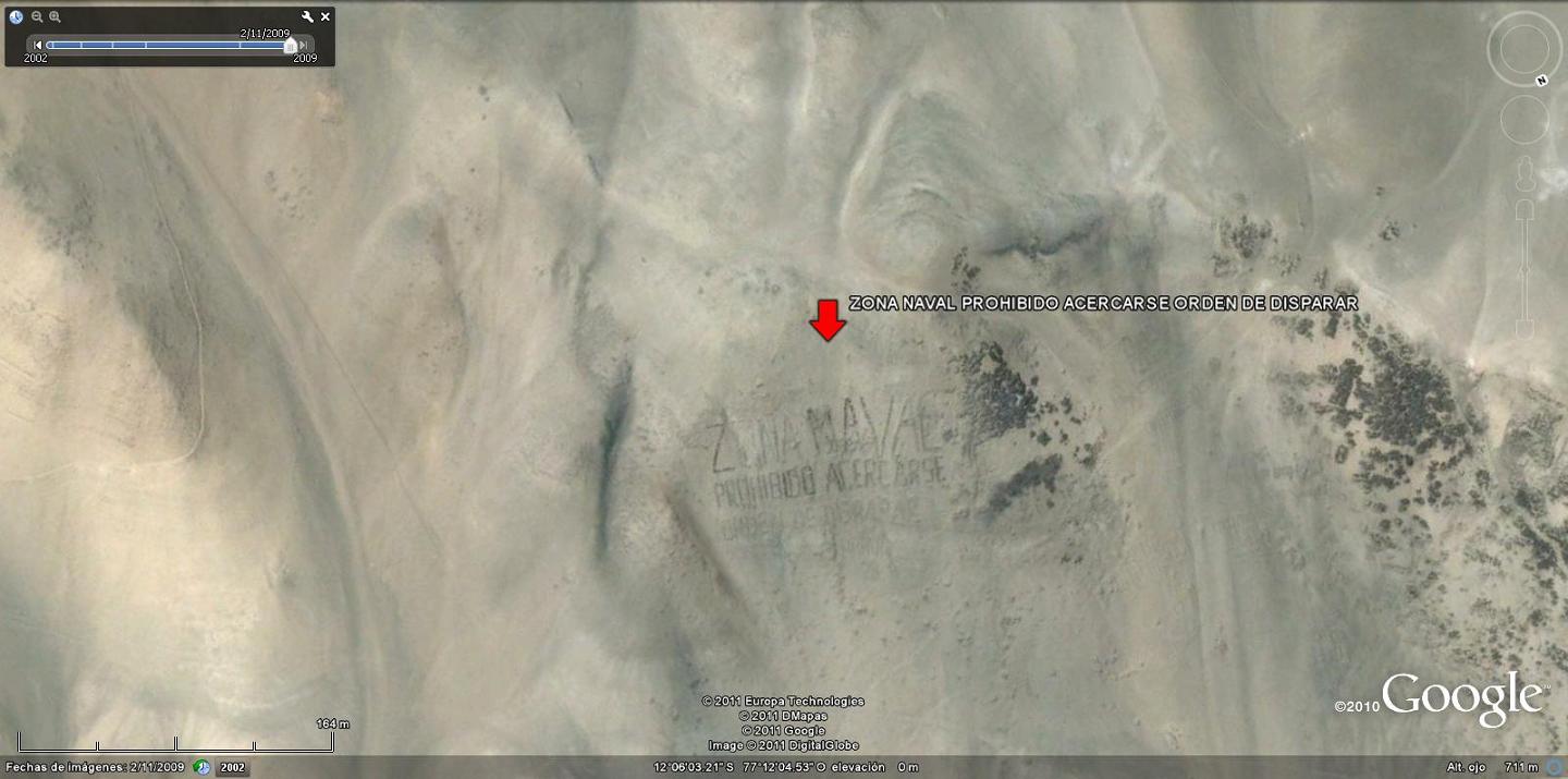 Figura humana - Isla de San Lorenzo - Peru 🗺️ Foro General de Google Earth 0